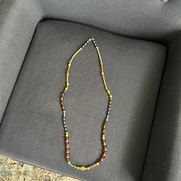 Multi color beaded necklace - Picture 1 of 4